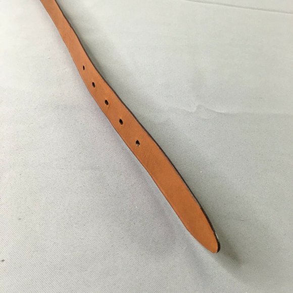 Cole Haan Belt Mens 40/100 Leather Hand Antiqued Brush Off # - Picture 4 of 9